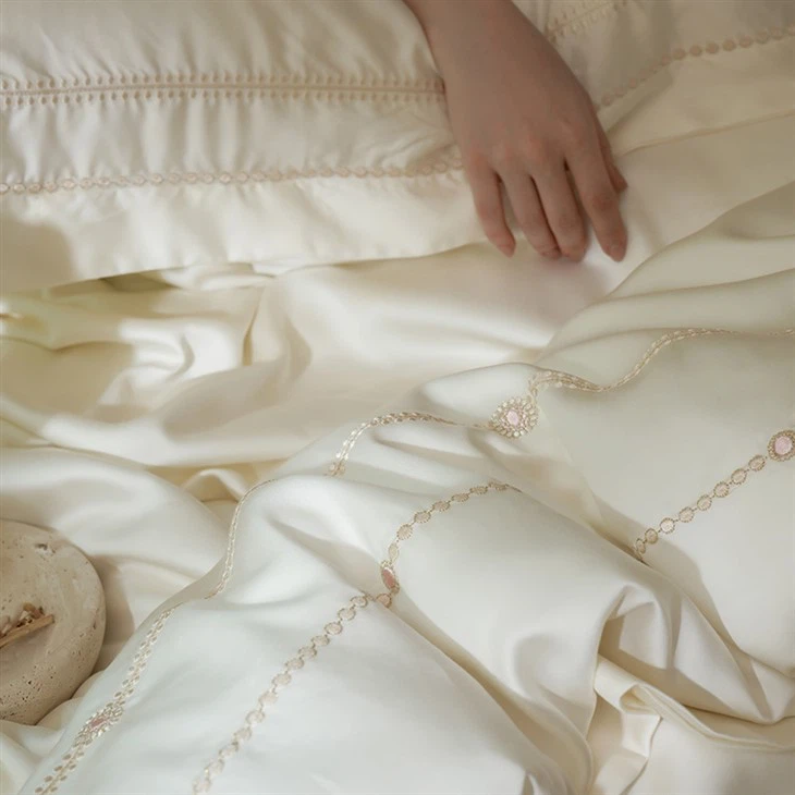 Tencel Embroidered 9-piece Bedding Set suppliers